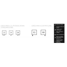 Terma Sherwood V grzejnik łazienkowy 190x33 cm biały WGSTV190033K916ZX