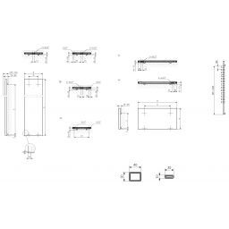 Terma Case Slim wymiennik grzejnika 158,5x62 cm biały WGCSX158062K916ZX