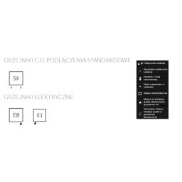 Terma Retro grzejnik łazienkowy 117x50,4 cm biały WGRE1117050K916SX