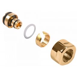 Terma adapter na alu-pex 24x19 złoty TGAZL002
