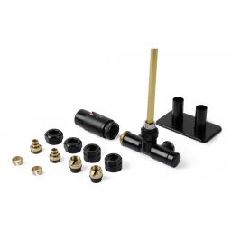 Terma Unico All in One zestaw zintegrowany termostatyczny z rurką zanurzeniową lewy czarny mat TGETUNICLK9M5