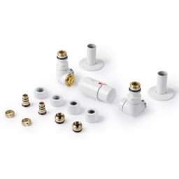 Terma Vision All in One zestaw trójosiowy termostatyczny lewy biały połysk TGETVISILK916