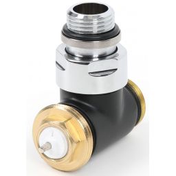 Terma zawór kątowy termostatyczny czarny TGZTCM005