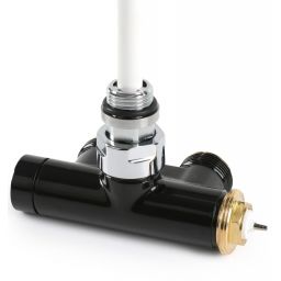 Terma zawór kątowy termostatyczny czarny TGZTCM006