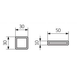 Terma Warp S grzejnik łazienkowy 65,5x60 cm biały WGWAS065060K916GD