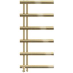 Zehnder Chime grzejnik łazienkowy drabinkowy 100x50 cm mosiądz CHZ-100-050-N209