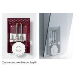 Zehnder Vitalo Bar Completto grzejnik dekoracyjny 127,5x40 cm biały VIPK125-040