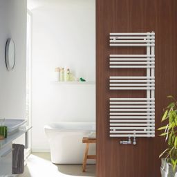 Zehnder Forma Asym grzejnik łazienkowy drabinkowy 116,1x49,6 cm biały LFAL-120-050-05