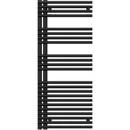 Zehnder Forma Asym grzejnik łazienkowy drabinkowy 116,1x49,6 cm czarny mat LFAR-120-050/0557