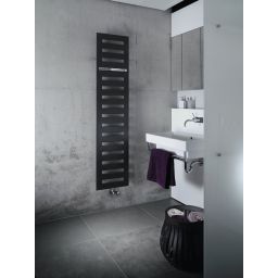Zehnder Metropolitan Bar grzejnik łazienkowy dekoracyjny 122,5x40 cm czarny MEP-120-040/0557