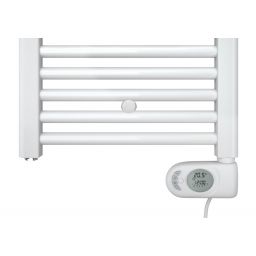 Zehnder Aura grzejnik elektryczny z grzałką 86x40 cm biały PBEZ-080-40/MQ