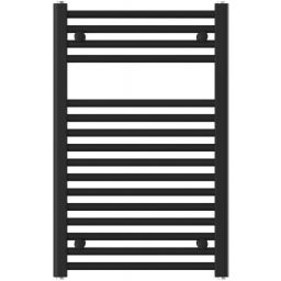 Zehnder Aura grzejnik łazienkowy drabinkowy 77,5x50 cm czarny PBN-080-050-9205