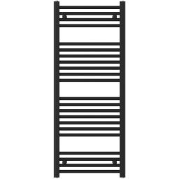 Zehnder Aura grzejnik łazienkowy drabinkowy 146,9x50 cm czarny PBN-150-050-9205