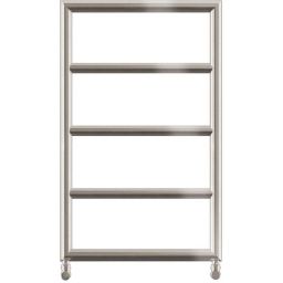 Zehnder Pera grzejnik łazienkowy drabinkowy 80x50 cm chrom PER-080-050-N211