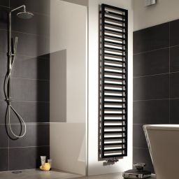 Zehnder Quaro grzejnik łazienkowy drabinkowy 140,3x30 cm antracyt QA-140-030/0346