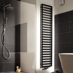 Zehnder Quaro grzejnik łazienkowy drabinkowy 140,3x30 cm czarny QA-140-030/0557