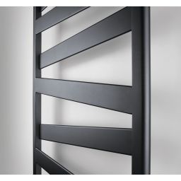 Zehnder Kazeane grzejnik łazienkowy dekoracyjny 126,6x50 cm czarny RK-130-050/0557