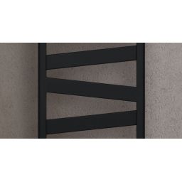 Zehnder Kazeane grzejnik łazienkowy dekoracyjny 126,6x50 cm czarny RK-130-050/0557