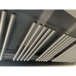 Zehnder Forma Asym grzejnik łazienkowy drabinkowy 116,1x49,6 cm czarny mat LFAR-120-050/0557
