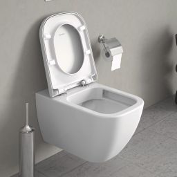 Duravit Happy D.2. miska WC wisząca Rimless HygeneGlaze biała 2222092000