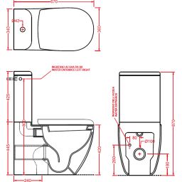 Art Ceram File 2.0 spłuczka FLC00101;00