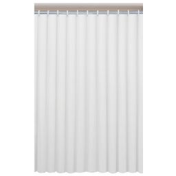 Aqualine zasłona prysznicowa 180x180 cm winyl biała 0201003B