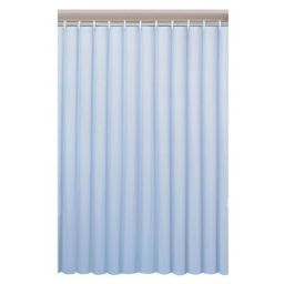 Aqualine zasłona prysznicowa 180x200 cm winyl niebieska 0201004M