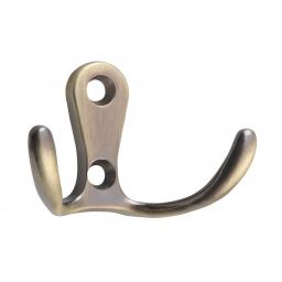 Aqualine wieszak podwójny brąz 10087