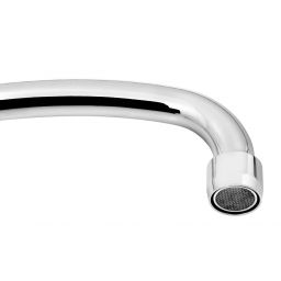 Aqualine wylewka 25 cm uniwersalna chrom 15J250