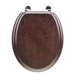 Aqualine deska sedesowa brązowa/orzech 1705-11