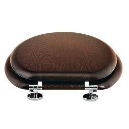 Aqualine deska sedesowa brązowa/orzech 1705-11