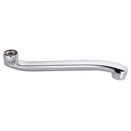 Aqualine wylewka 22 cm płaska chrom 43993