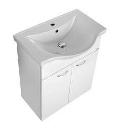 Aqualine Keramia Fresh szafka 60 cm podumywalkowa wisząca biała 50063A