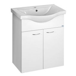 Aqualine Keramia Fresh szafka 60 cm podumywalkowa wisząca biała 50063A