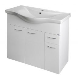 Aqualine Keramia Fresh szafka 75 cm podumywalkowa wisząca biała 50082A