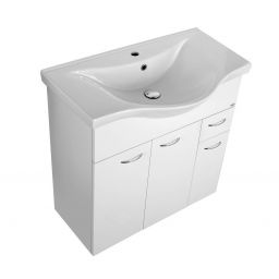 Aqualine Keramia Fresh szafka 75 cm podumywalkowa wisząca biała 50082A