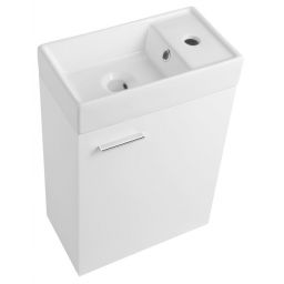 Aqualine Zoja szafka 39,5x22x50 cm podumywalkowa wisząca biała 51049A