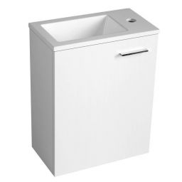 Aqualine Zoja szafka 39,5x22x50 cm podumywalkowa wisząca biała 51049A