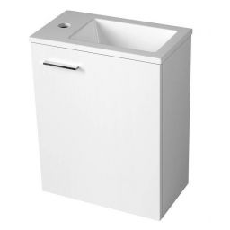 Aqualine Zoja szafka 39,5x22x50 cm podumywalkowa wisząca biała 51049A