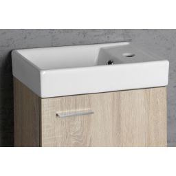 Aqualine Zoja szafka 40 cm podumywalkowa wisząca dąb platin 51049DP