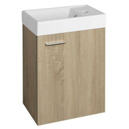 Aqualine Zoja szafka 40 cm podumywalkowa wisząca dąb platin 51049DP