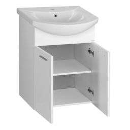 Aqualine Zoja szafka 50 cm podumywalkowa wisząca biała 51055A