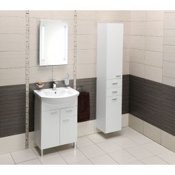 Aqualine Zoja szafka 60 cm podumywalkowa stojąca biała 51065A