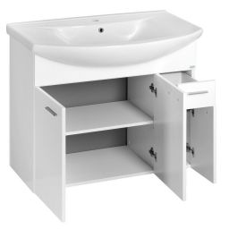 Aqualine Zoja szafka 81 cm podumywalkowa wisząca biała 51083A