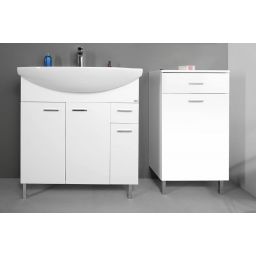 Aqualine Zoja szafka 81 cm podumywalkowa wisząca biała 51083A