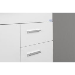 Aqualine Zoja szafka 94 cm podumywalkowa wisząca biała 51094A