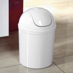 Aqualine kosz na śmieci 5 l biały 20309