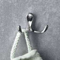 Aqualine wieszak podwójny chrom 10086