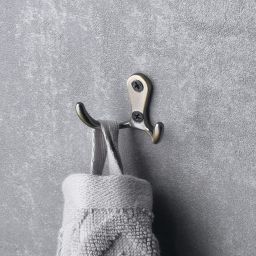 Aqualine wieszak podwójny brąz 10087