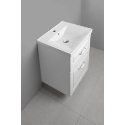 Aqualine Favolo szafka 51 cm podumywalkowa wisząca biały mat FV255